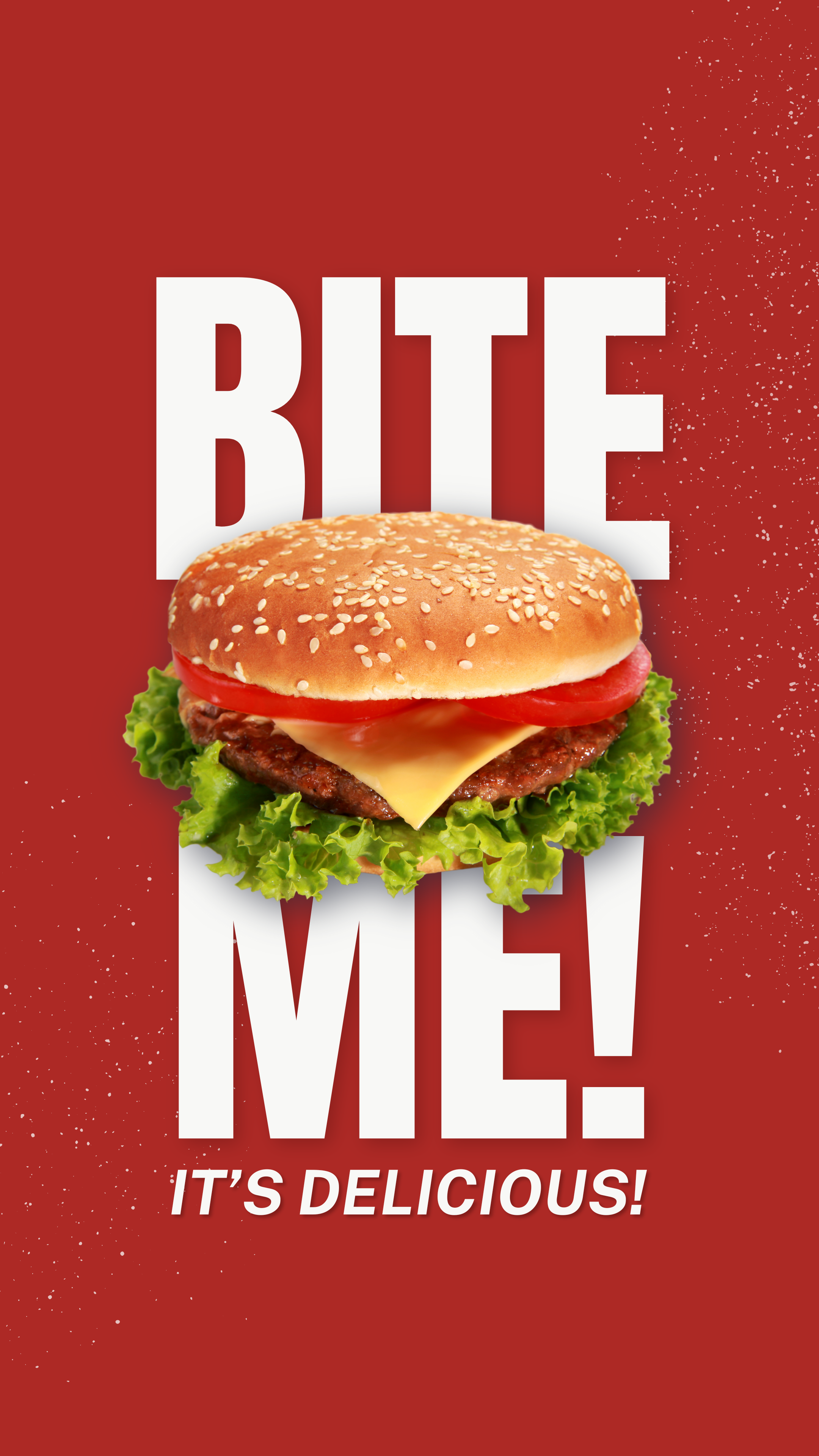 Burger promo poster